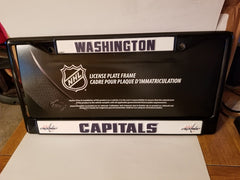 NHL Washington Capitals Navy Colored Chrome License Plate Frame