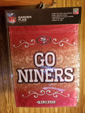 NFL San Francisco 49ers "Go Niners" Garden Flag  13"  X  18"