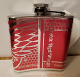 NHL Detroit Red Wings 6 oz Hip Flask with Hi-Def Metallic Wrap