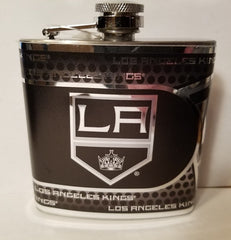 NHL Los Angeles Kings 6 oz Hip Flask with Hi-Def Metallic Wrap