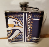 NHL Nashville Predators 6 oz Hip Flask with Hi-Def Metallic Wrap