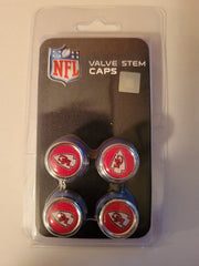 NFL Kansas City Chiefs Tire Valve Stem Caps