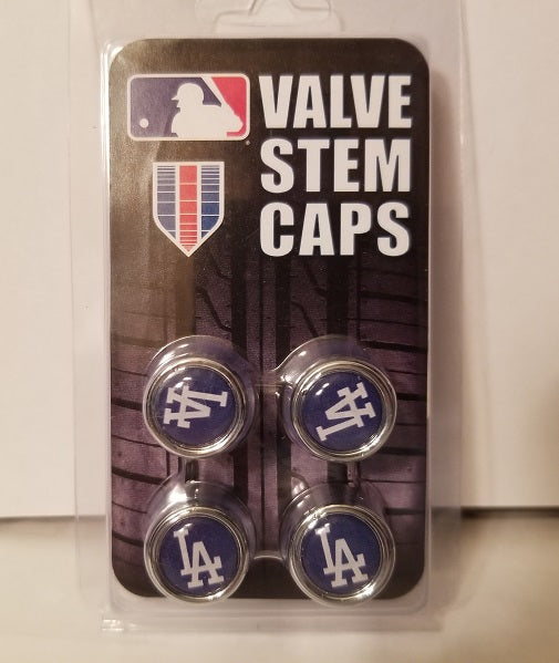 MLB Los Angeles Dodgers Tire Valve Stem Caps
