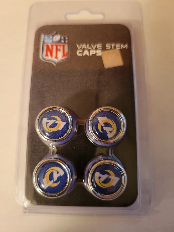 NFL Los Angeles Rams Tire Valve Stem Caps