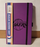 NBA Los Angeles Lakers Laser Engraved Leather Notebook - Purple