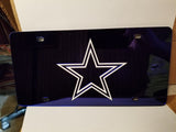 NFL Dallas Cowboys Laser License Plate Tag - Navy