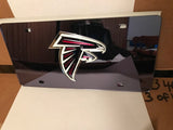 NFL Atlanta Falcons Laser License Plate Tag - Black