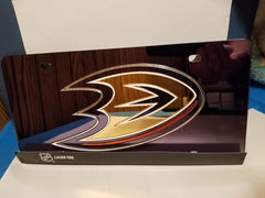 NHL Anaheim Ducks Laser License Plate Tag - Black