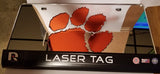 NCAA Clemson Tigers Laser License Plate Tag - Silver