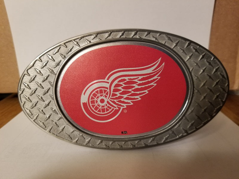 NEW!! NHL Detroit Red Wings Metal Diamond Plate Trailer Hitch Cover