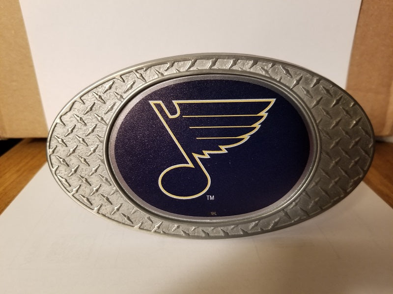 NEW!! NHL St. Louis Blues Metal Diamond Plate Trailer Hitch Cover