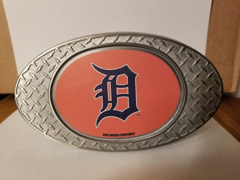 NEW!! MLB Detroit Tigers Metal Diamond Plate Trailer Hitch Cover