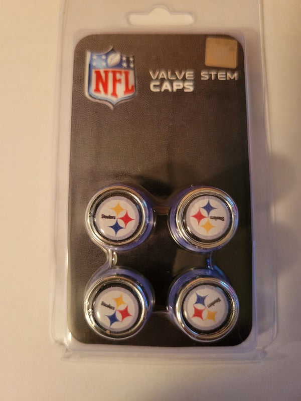 NFL Pittsburgh Steelers Tire Valve Stem Caps