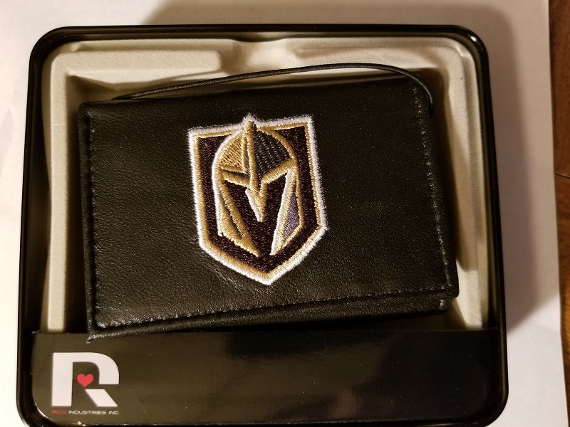 NHL Vegas Golden Knights Embroidered Tri-Fold / Wallet
