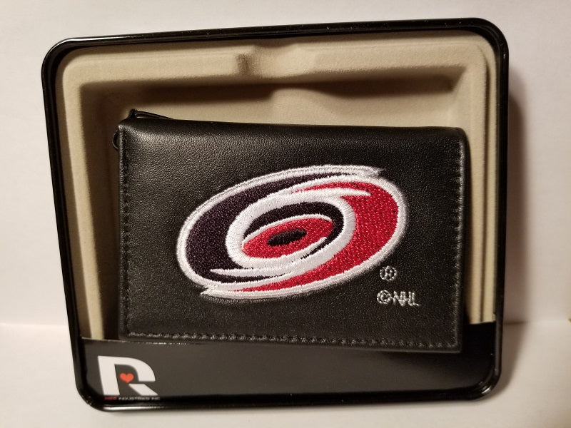 NHL Carolina Hurricanes Embroidered Tri-Fold / Wallet