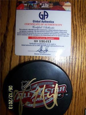 Vincent Lecavalier All-Star Autographed Puck (COA-GA)