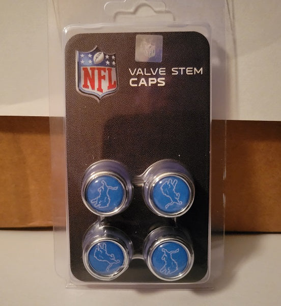 NFL Detroit Lions Tire Valve Stem Caps