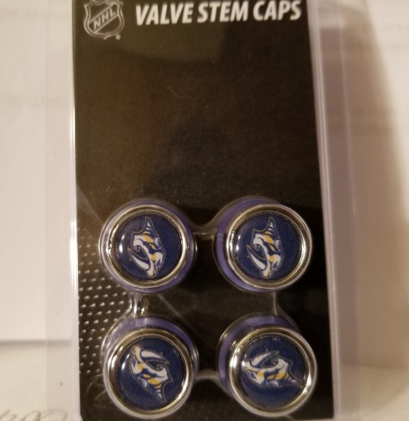 NHL Nashville Predators Tire Valve Stem Caps