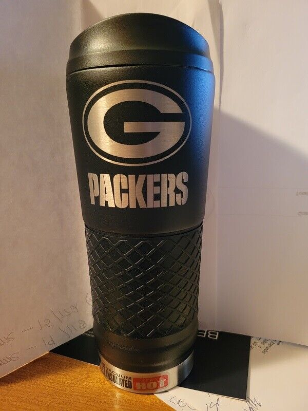 NEW!! NFL Green Bay Packers 18oz Draft Insulated Tumbler - Rally Cry